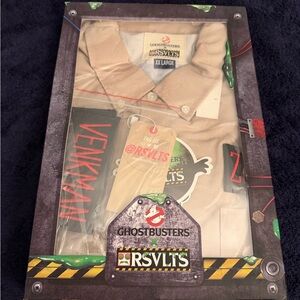RSVLTS Ghostbusters Uniform Tan Button-Down Shirt